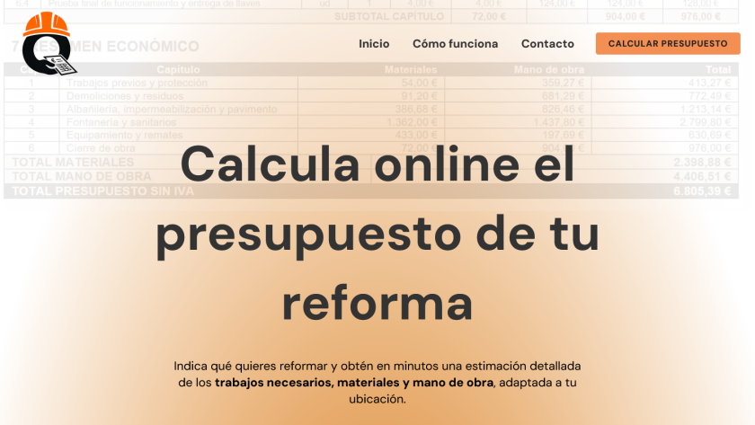 Herramienta para el calculo de presupuestos QuieroPresupuesto
