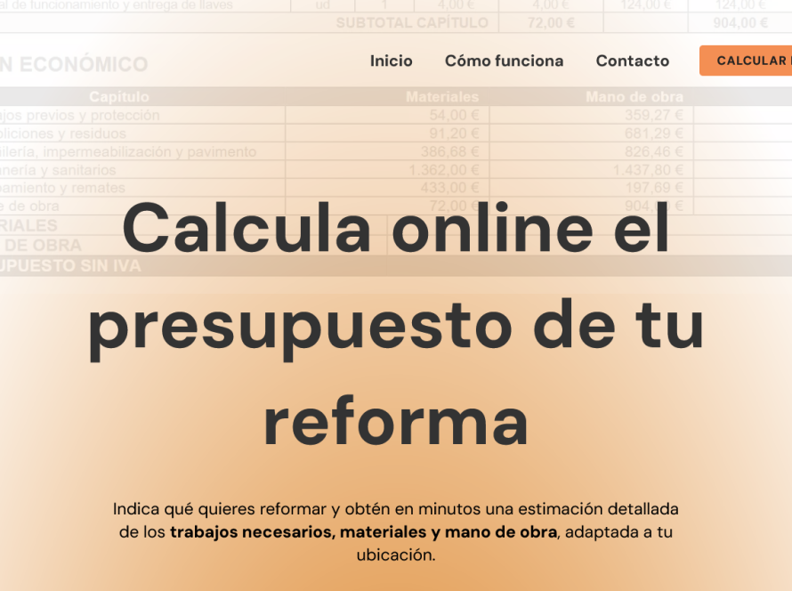 Herramienta para el calculo de presupuestos QuieroPresupuesto